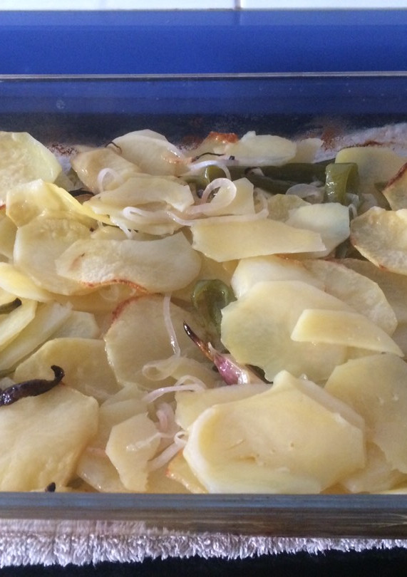 Una foto de Patatas panaderas