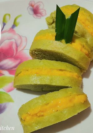 Foto resep Roti Kukus Pontianak Pandan