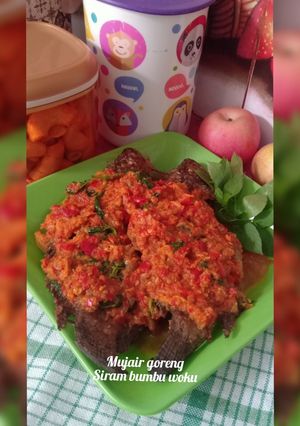 Foto resep Mujair goreng siram bumbu woku