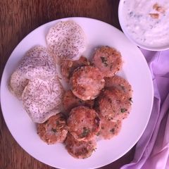 A picture of Nduma Patties/Taro Root Patties.