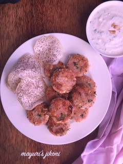 A picture of Nduma Patties/Taro Root Patties.
