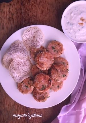A picture of Nduma Patties/Taro Root Patties.