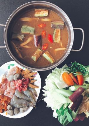 Hình của món Lẩu mắm cá sặc.