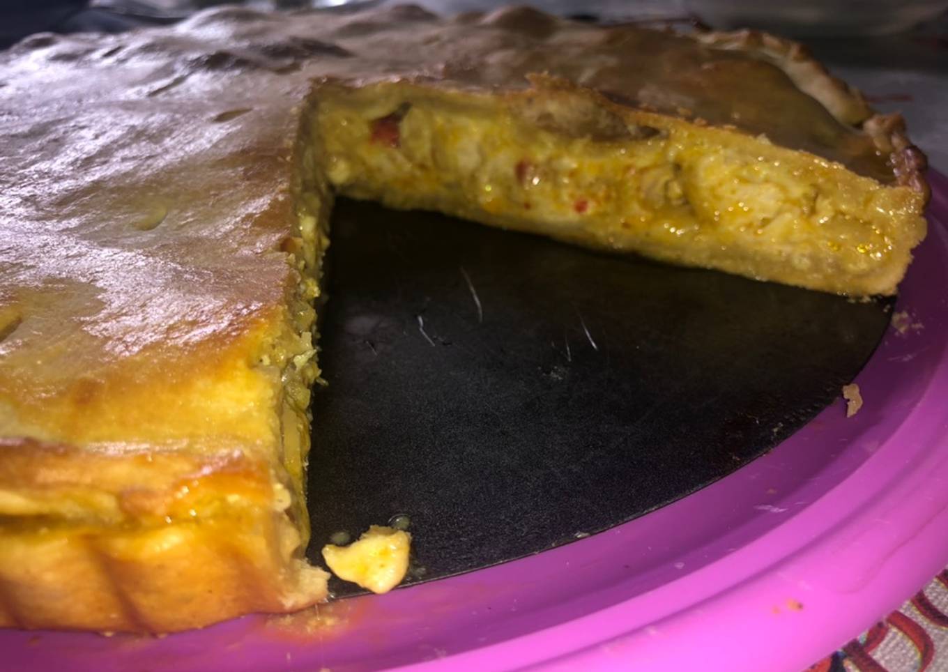 Empanada/Tarta de pollo al curry🥧