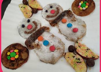Ultimate Prepare Recipe Snowman Apple Pancakes Delicious Simple