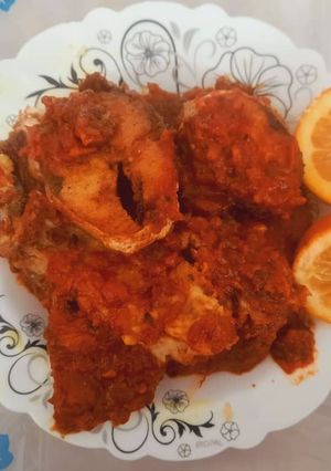 عکسی از دستور ماهی با سس مخصوص من