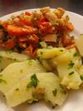 CHOPSUEY DE POLLO con Papas al Natural