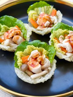 รูปของ สุกี้แห้งไก่ วุ้นเส้นทอด