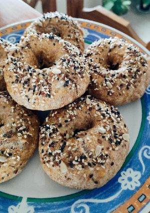 Una foto de Bagels riquismas!