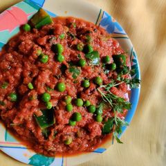 Peas capsicum sabji A picture of Peas capsicum sabji.