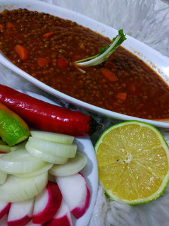 صورة لوصفة شوربة عدس وجزر