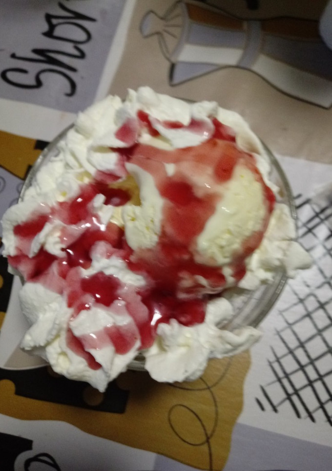 Una foto de Helado de tiramisú