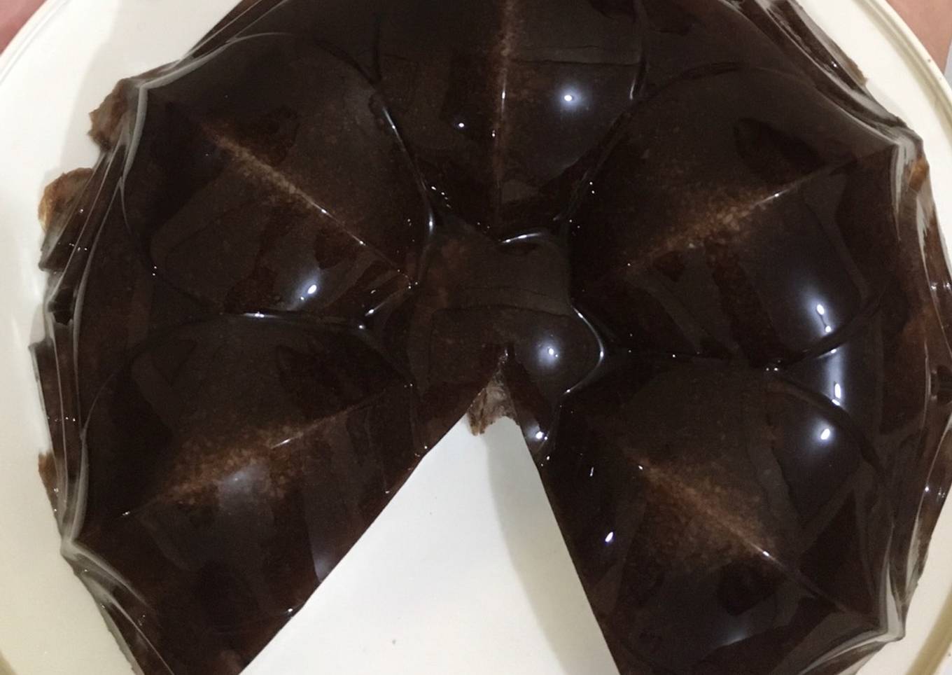 Agar agar coklat roti tawar santan