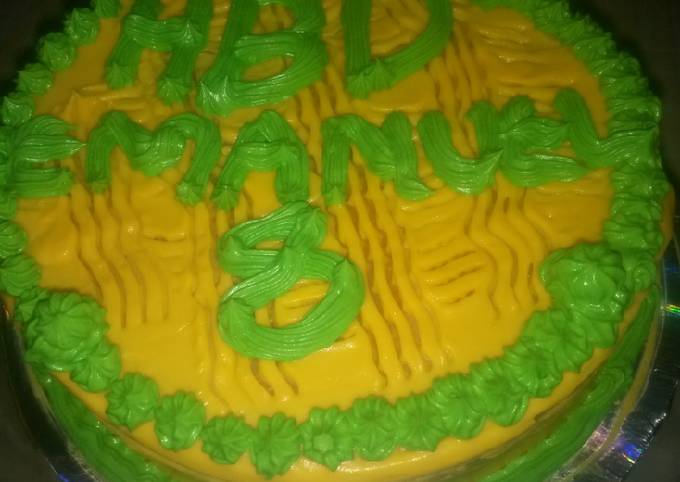 Recipe of Perfect Vanilla cake with buttercream lcing