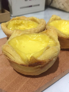 Foto resep Portuguese egg tart with chinnese pastry