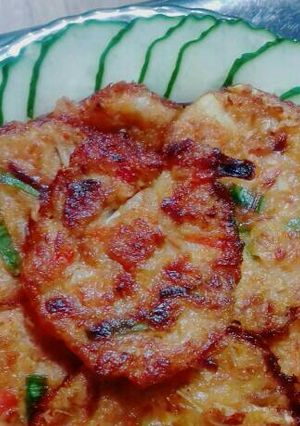 Hình của món Bánh kim chi Hàn Quốc.