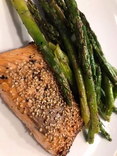 Una foto de Salmón al limón Airfryer Cosori