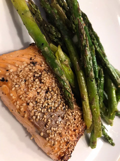 Una foto de Salmón al limón Airfryer Cosori
