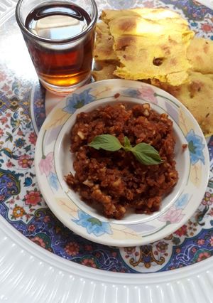 عکسی از دستور دوشاب یومورتا(غذای محلی آذربایجان)