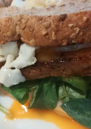 Una foto de Sándwich con hambre