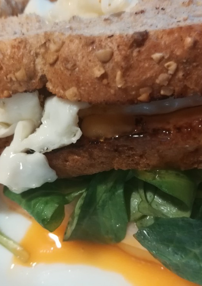 Una foto de Sándwich con hambre