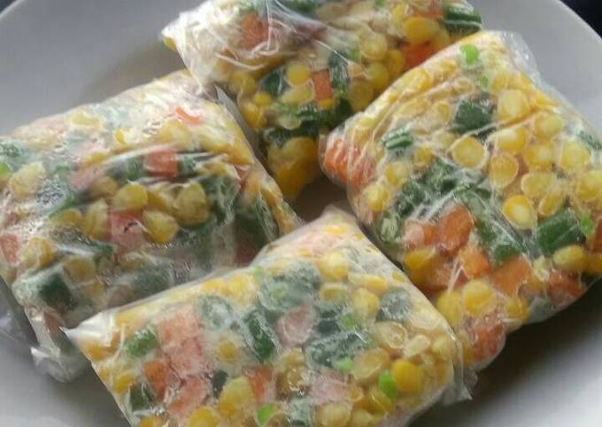 Resep Vegetable Mix Frozen yang Enak
