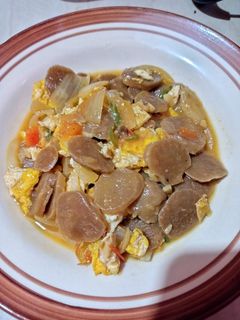 Foto resep Tumis Bakso Telur Saos Barbeque yang Simple