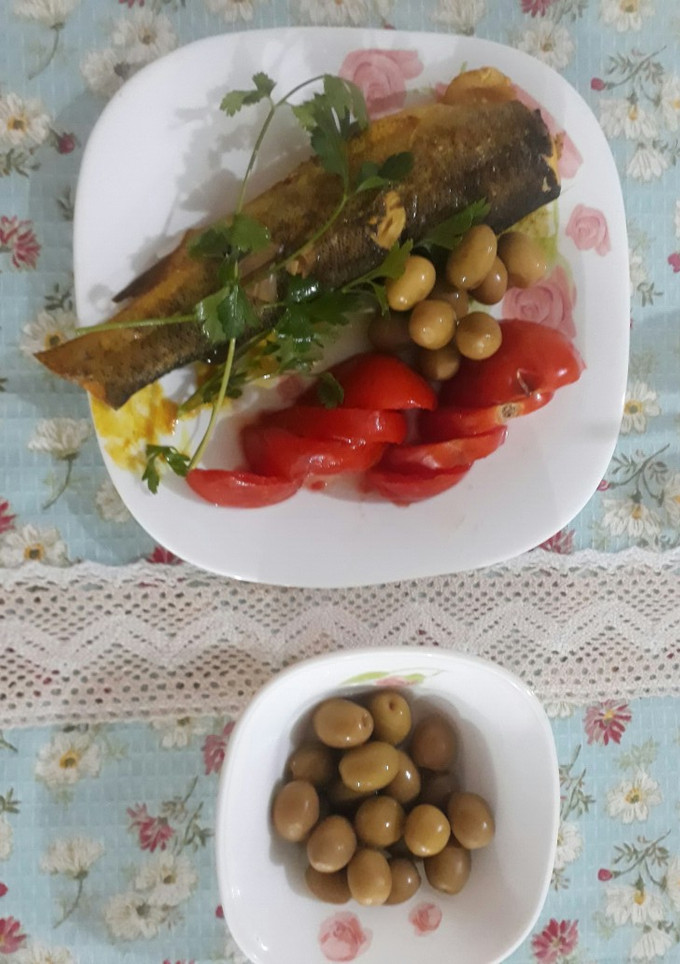 عکسی از دستور ماهی رژیمی