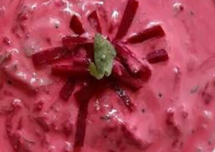 How to Prepare Speedy Beetroo raita