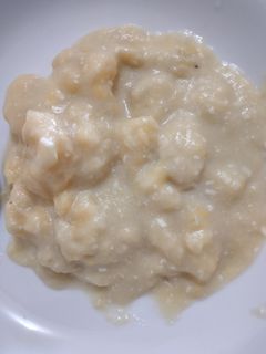 Foto resep Mpasi bubur pisang keju