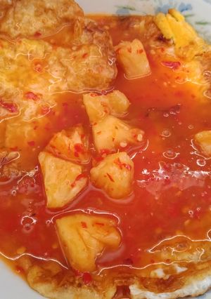 Foto resep Telur Saos Asam Pedas