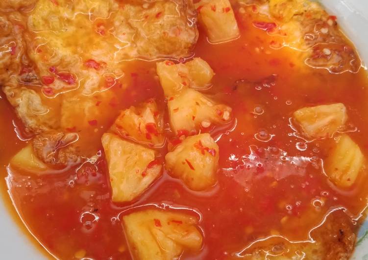 Telur Saos Asam Pedas