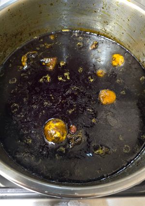 عکسی از دستور قورمه سبزی جا افتاده