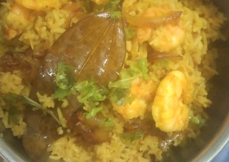 Recipe of Homemade Prawns Birayani