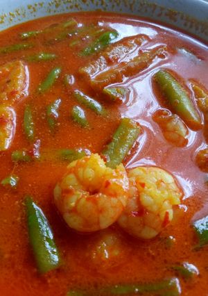 Foto resep Gulai udang buncis