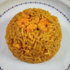 A picture of Prawns pulao.