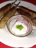 Raw banana seekh kabab
