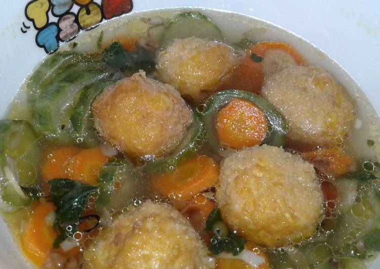 Resep masakan Sup bola tahu | Cara Mengolah Sup bola tahu Yang Bisa Manjain Lidah