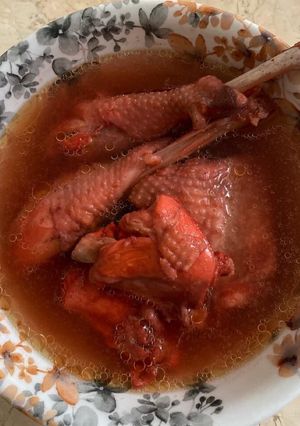 Foto resep Ayam Angkak merah / ayam cao
