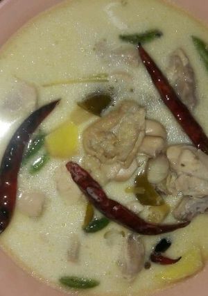 รูปของ ต้มข่าไก่ (กะทิกล่อง) ง่ายๆ