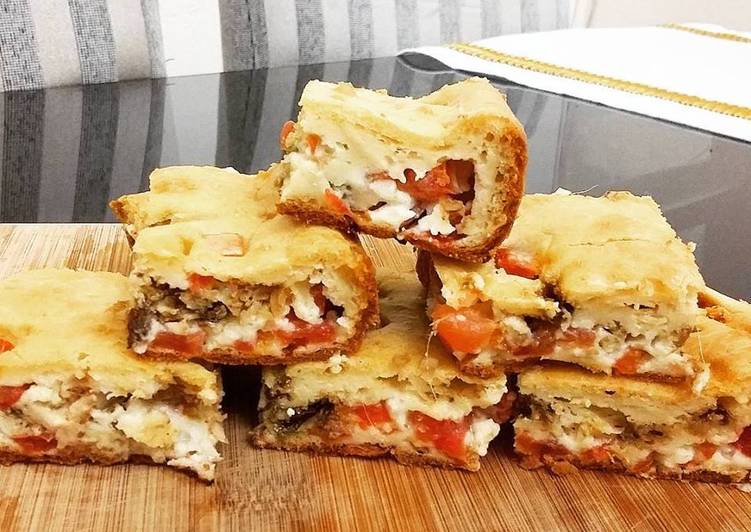 Torta de Sardinha e Legumes