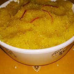 A picture of Kesari Sheera.