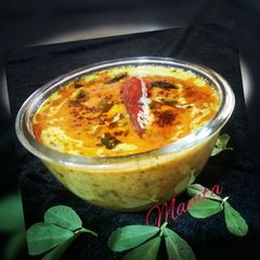 Methi-Matar Kadhi A picture of Methi-Matar Kadhi.