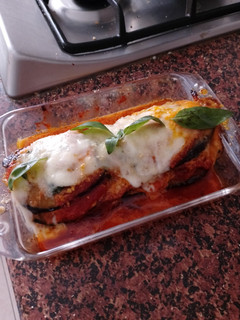 Una foto de Berenjenas a la Parmesana