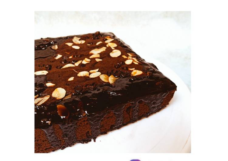 How to Make Quick Eggless easy brownie cake