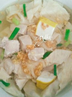 Foto resep Sop ayam kembang tahu kuah bening ala rethz