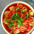 Cá trứng chay sốt cà chua