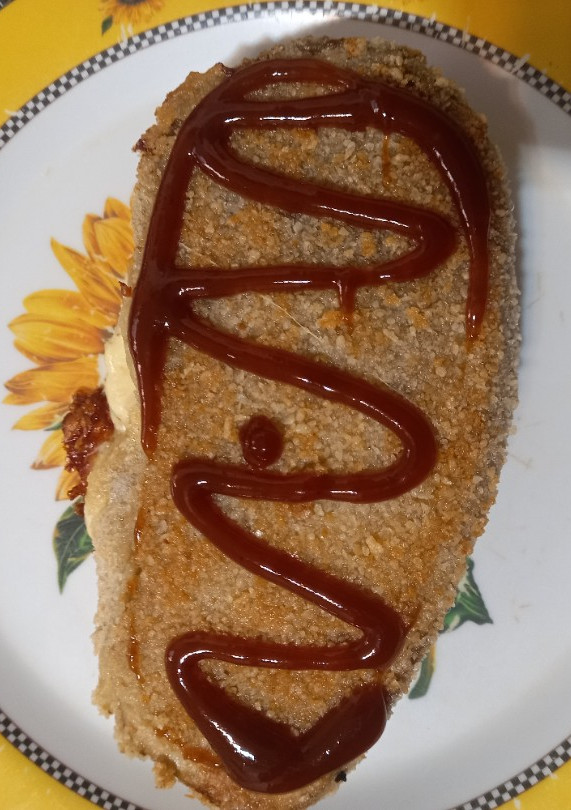Una foto de Milanesas de Berenjenas Rellenas de Panceta Ahumada y Queso