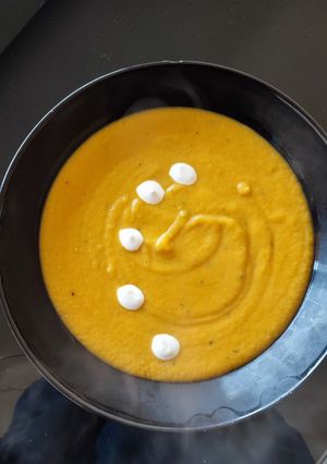 Foto di Vellutata di patate, carote e porri