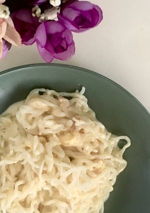 Foto resep Shirataki Carbonara #keto
